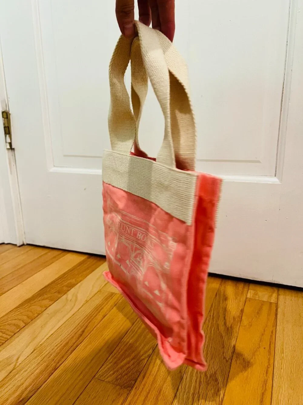 Daunt books London canvas tote bag PINK VERY RARE